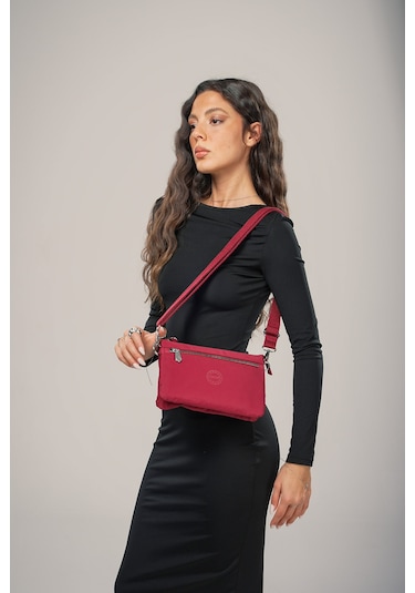 Ççs Kadın Omuz Çantası Ccs17966 Std / Bordo Bordo