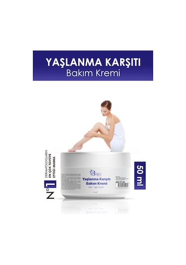 Blue Skin Care Gençleştiren Cilt Yenileyici Leke,giderici Ve Yaşlanma Karşıtı Onarıcı Kırışıklık,gideri Süper Krem