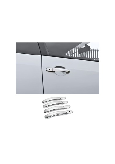 Ebal Otomotiv Ford Fiesta Krom Kapı Kolu 4 Kapı 2002-2008 P.Çelik