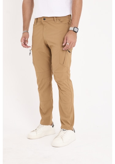 Camp532 Outdoor Tactical Su İticili Likralı Yazlık Erkek Taktik Pantolon Hardal