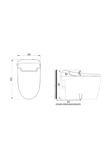 Newarc Mega-flush Takım Klozet Mega068 Diğer