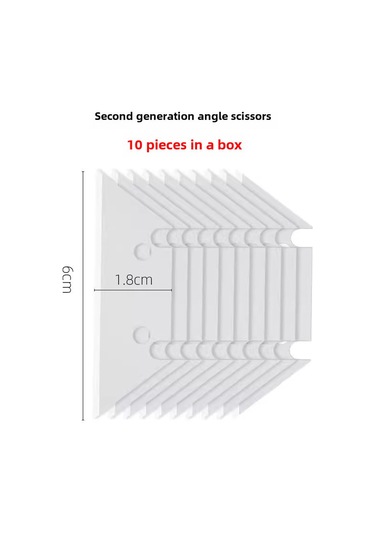 Geeroyoo Çok Amaçlı Açı Makası 45 -90 Köşe, Kenar, Kaynak Kesici Ahşap Ve Plasik İçin Profesyonel Makine 10 Adet Uç Takımı