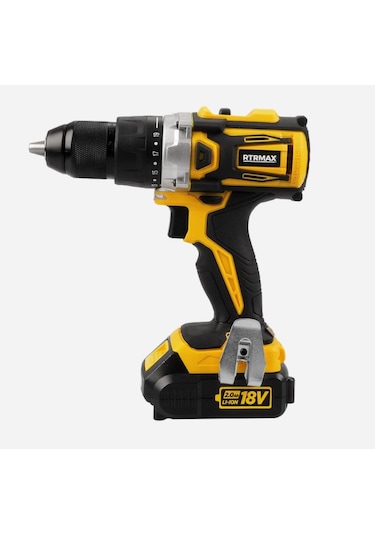 Rtrmax RTX2013 Kömürsüz 18V 2.0 Ah Li-ion Tek Akülü Matkap Vidalama