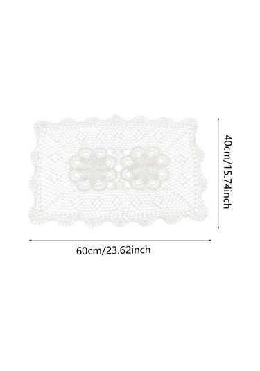 Suntek Yemek Masası Yer Matı Çiftlik Evi Festivali Beyaz Beyaz