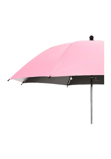 Suntek Bebek Arabası Şemsiyesi Kelepçeli Seyahat Yaz Açık Pembe Pembe