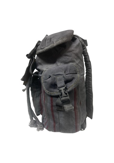 Kaliteli Tek Gözlü Vintage Disayn Unisex Sırt Günlük Okul Gezi Kamp Trekking Çantası Kc Ahtapot Bag Koyu Gri