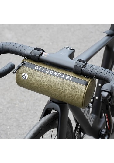 Willowhaven Versatile Green Bisiklet Çantası 3d Tasarım Geniş Mountain Ve Yol Bisikletleri İçin Çıkarılabilir Kayışlar Haki