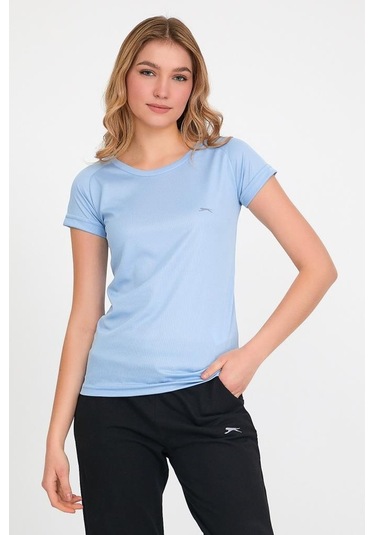 Slazenger Kadın Tişört Relax Kadın T-Shirt A.Mavi