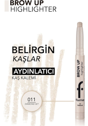 Flormar Brow Up Asansörlü Kalem Aydınlatıcı Seti 011 Diamond