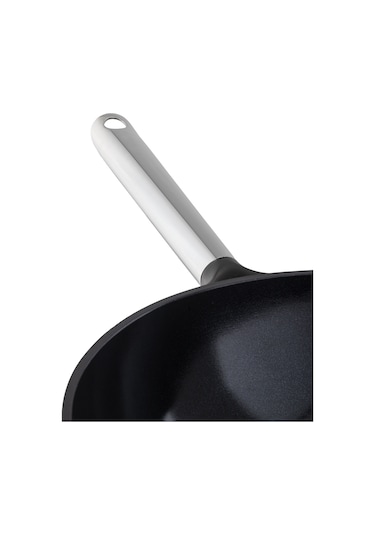 Madame Coco Freya Wok Tava - Kahverengi - 30 CM