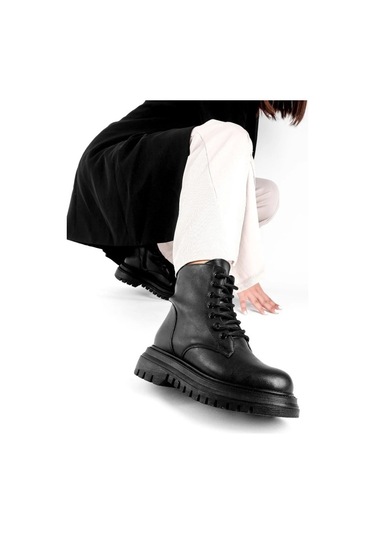 Feles Kalın Ve Yüksek Taban Günlük Bot Kadın Postal Bot 001