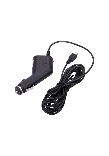 Neevoyu Gps Ve Araç Dvr'ları İçin Dayanıklı Araç Şarj Cihazı - 12-24v Giriş, 5v Çıkış, 3.5m Kablolu, Led Gösterge