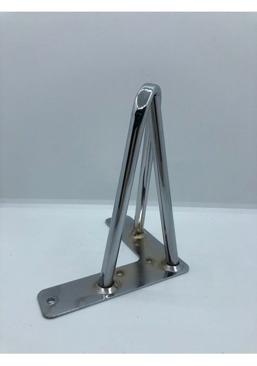 Metal, 15 12 12cm Krom Koltuk,dolap,baza, Mobilya Ayağı 4 Adet