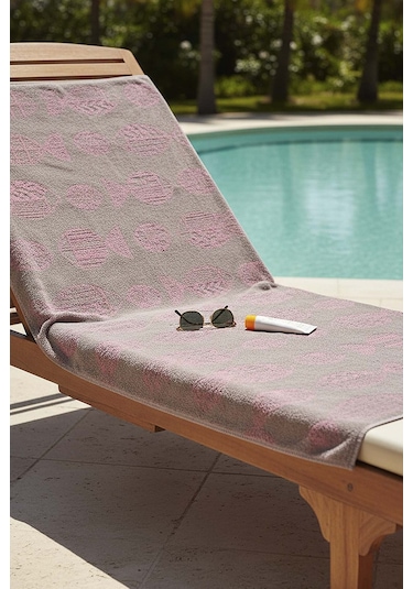 Füme Aztec %100 Pamuklu Plaj Havlusu 70x140 Cm Çok Renkli