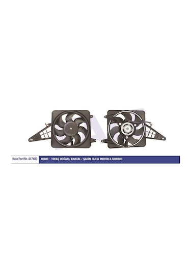 Kale 12v Fan Motoru Davlumbazlı Tofaş Doğan/kartal/şahin