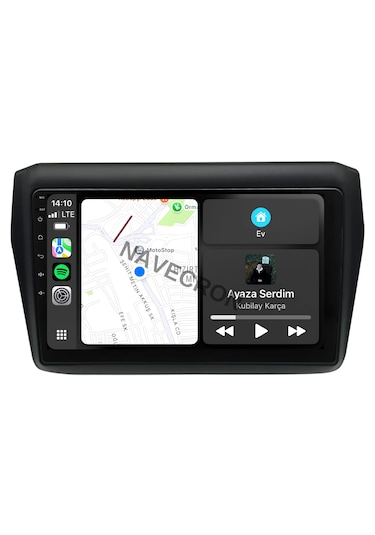Suzukı Swıft 2017-24 9" Uyumlu Androıd Multimedya Gerçek 2/32 Kablosuz Carplay Geri Görüş Kameralı 9"
