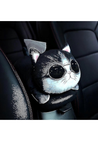 Mendil Kutusu Tutucu Sevimli Karikatür Yüz Mendili Tutucu Mendil Kutusu Kapağı Islak Mendil Kutusu Yumuşak Ev Ofis Mendil Kutusu