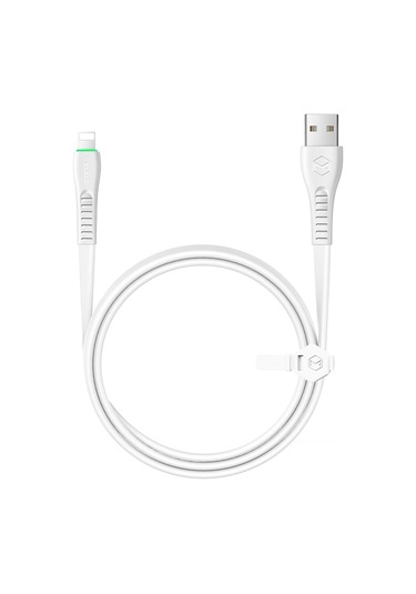 Mcdodo Ca-6362 Uçan Balık Serisi 8 Pin - Usb Led Kablosu, Uzunluk: 1.8m Beyaz