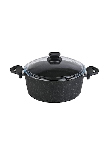 Lavonni 26 Cm Derin Tencere - Siyah