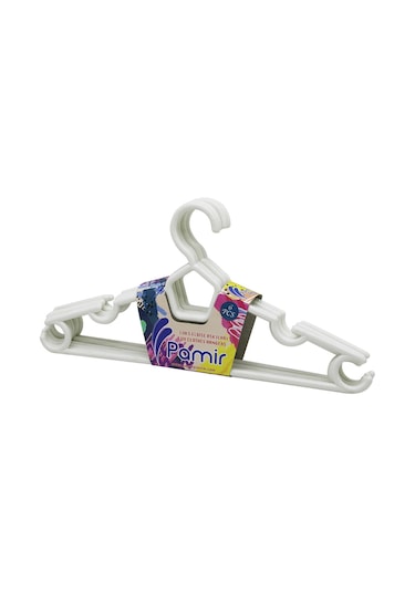 6 Parça Plastik Karizma Elbise Askı 5361 Çok Renkli