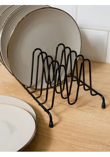 İlwi Kapaklar Ve Tabaklar İçin Metal Stand 159800848 Siyah