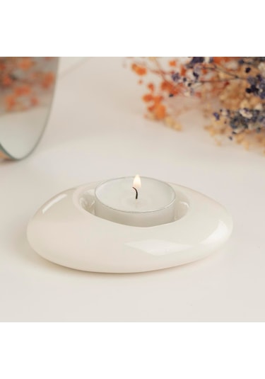 Mitr Özel Tasarım El Yapımı Tealight Mumluk Renkli