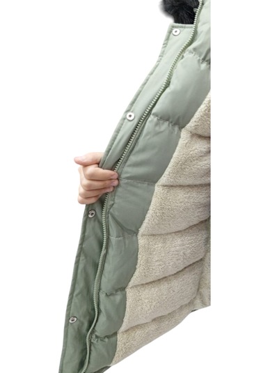 Kız Çocuk Mint Yeşili Kapüşonu Kürklü İçi Peluş Astarlı Fermuar Çıtçıt Kapamalı Midi Boy Şişme Mont Mint Yeşili Kız Çocuk Mint Yeşili Kapüşonu Kürklü İçi Peluş Astarlı Fermuar Çıtçıt Kapamalı Midi Boy Şişme Mont Mint Yeşili