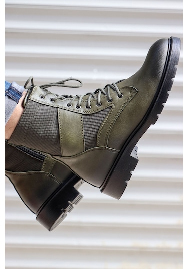 Vojo C756 Sıcak Astarlı Fermuarlı Erkek Bot Postal 2 Renk Haki