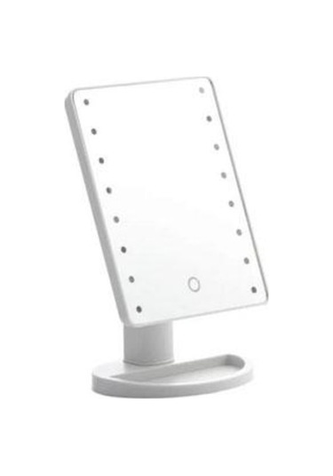 Led'li Ayarlanabilir Makyaj Aynası Beyaz Beyaz Diğer
