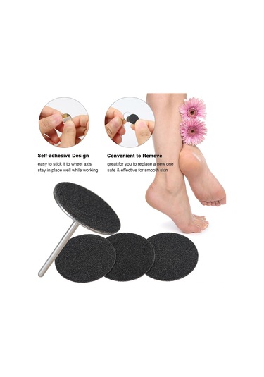 Suofeng 35mm Tırnak Cilalama Seti - 1 Mil + 50 Yedek Zımpara Kağıdı İle Ayak Bakımı