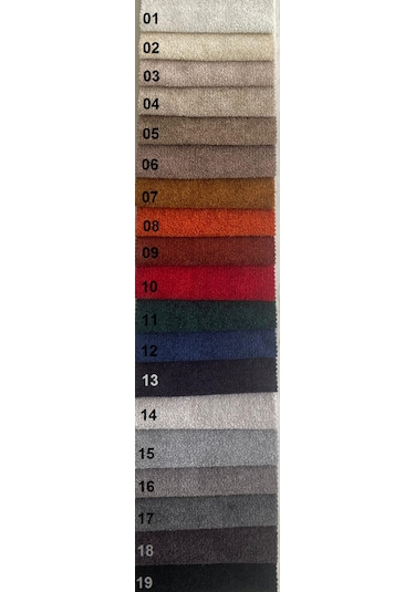 Most Twister Puf 09 Kırmızı Bukle Kumaş Evinize Teslim