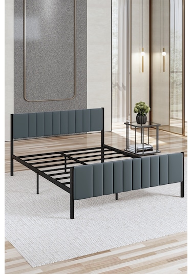 Lotus Metal Karyola 140x190 Cm Antrasit Renk 140 X 190 Cm Lotus Metal Karyola 140x190 Cm Antrasit Renk 140 X 190 Cm