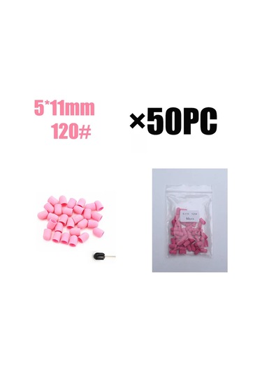 50 Adet Pedikür Bakımı Siyah Zımpara Kapakları Mandrel Pedikür Manikür Ölü Deri Kaldırmak Parlatma Ayak Bakımı Temiz Tırnak Eti Aksesuarları Siyah 1 Kat