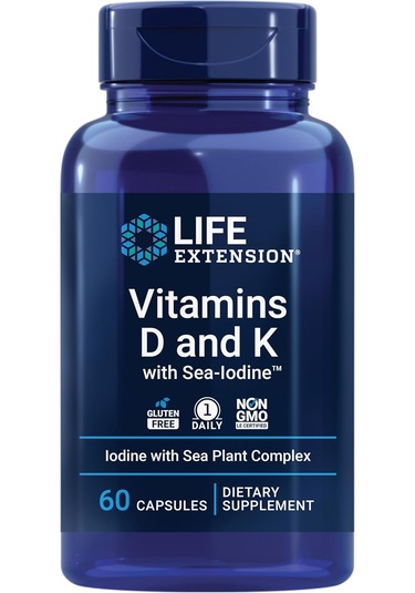Life Extension Vitamins D And K1 And K2 Sea-ıodine