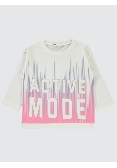 Civil Girls Kız Çocuk Sweatshirt 2-5 Yaş Kırık Beyaz Kırık Beyaz