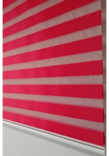 Venassa Kirmizi Bambu Zebra Stor Güneşlik Perde