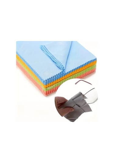 Fochsia 50 Parça Süet Gözlük Temizleyici Mikrofiber Lens Cep Telefonu Ekranı Temizleme Bezi