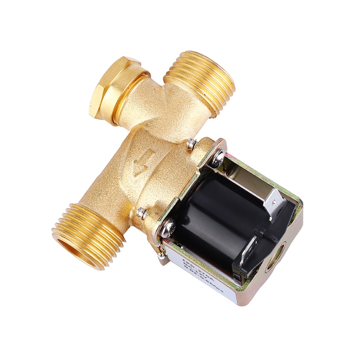 Tenfowee 12v Dc Bakır Elektromanyetik Valf - Güneş Enerjisi Sıcak Su Makinesi İçin Kapatılmış Su Girişi Valfi 1/2"