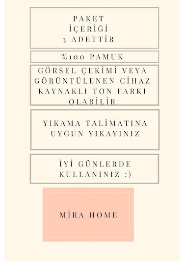 3 Lü Banyo Ayak Havlusu %100 Pamuklu 50x70 Cm Nice Antrasit