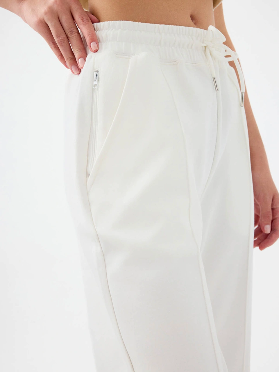 Loft Jogger Fit Beyaz Kadın Eşofman Altı Lf2038218 Beyaz