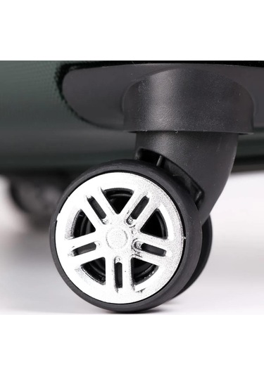 Yefa Dayanıklı Unisex 4 Tekerlekli Plastik Kabin Boy Valiz