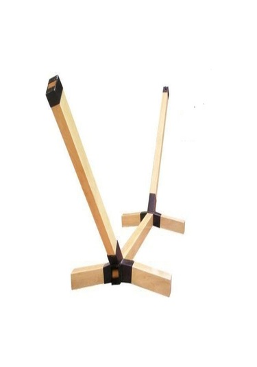 UMUTPARK METAL AYAKLI AHŞAP BAHÇE HAMAK. Kahverengi