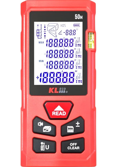 Kleco Ke50lm 50 Metre Lazer Mesafe Ölçer/lazer Metre