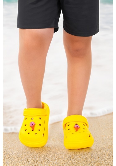 Kiko Kids Eva Plaj Havuz Okul Kreş Erkek Çocuk Terlik Twg 755 Sarı