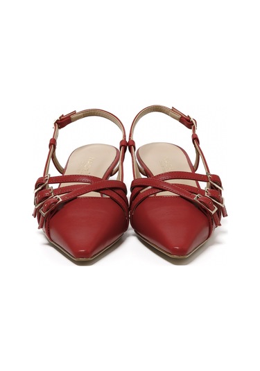 Topuklu/ Stiletto Kadın 1971010 Nacree Capra Rosso Rosso Bordo