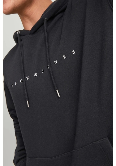 Jack&jones Jjestar Jj Sweat Hood Noos Siyah 001