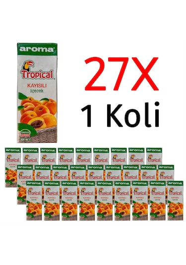 Aroma Tropical Kayısılı İçecek 200 Ml X 27 Adet