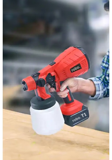 Robo Şarjlı Boya Makinesi