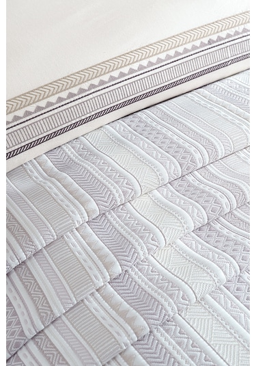 Elart Mellow Modern Çeyiz Paketi 7 Parça 240x250 Cm Gri Gri