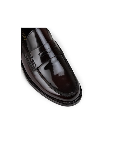 Deery Hakiki Deri Bordo Erkek Makosen - 01538mbrdn02 Bordo